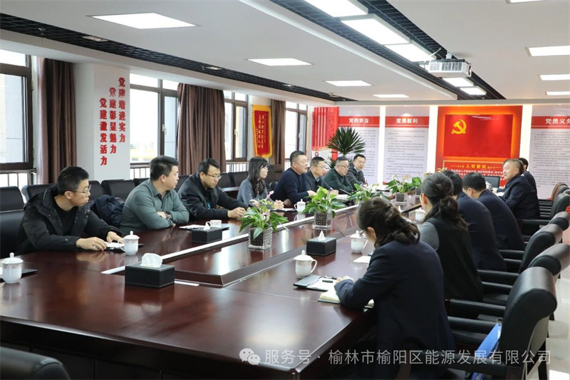 榆陽(yáng)區國資局深入我公司調研指導工作